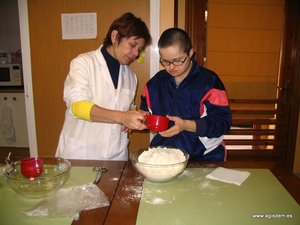 Paso 1 para receta de Mazapanes Confección de la masa