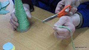 Elaboración de una Guirnalda en Agisdem
