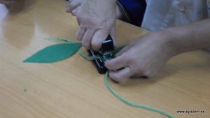 Elaboración de una Guirnalda en Agisdem