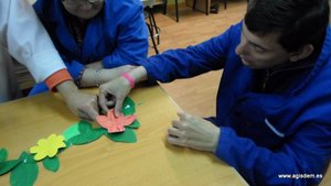 Elaboración de una Guirnalda en Agisdem