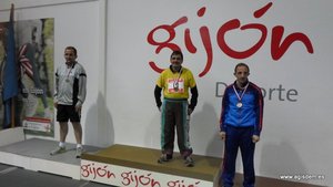 Participantes tras la imposición de medallas