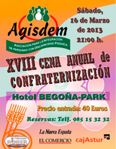 Cena anual AGISDEM